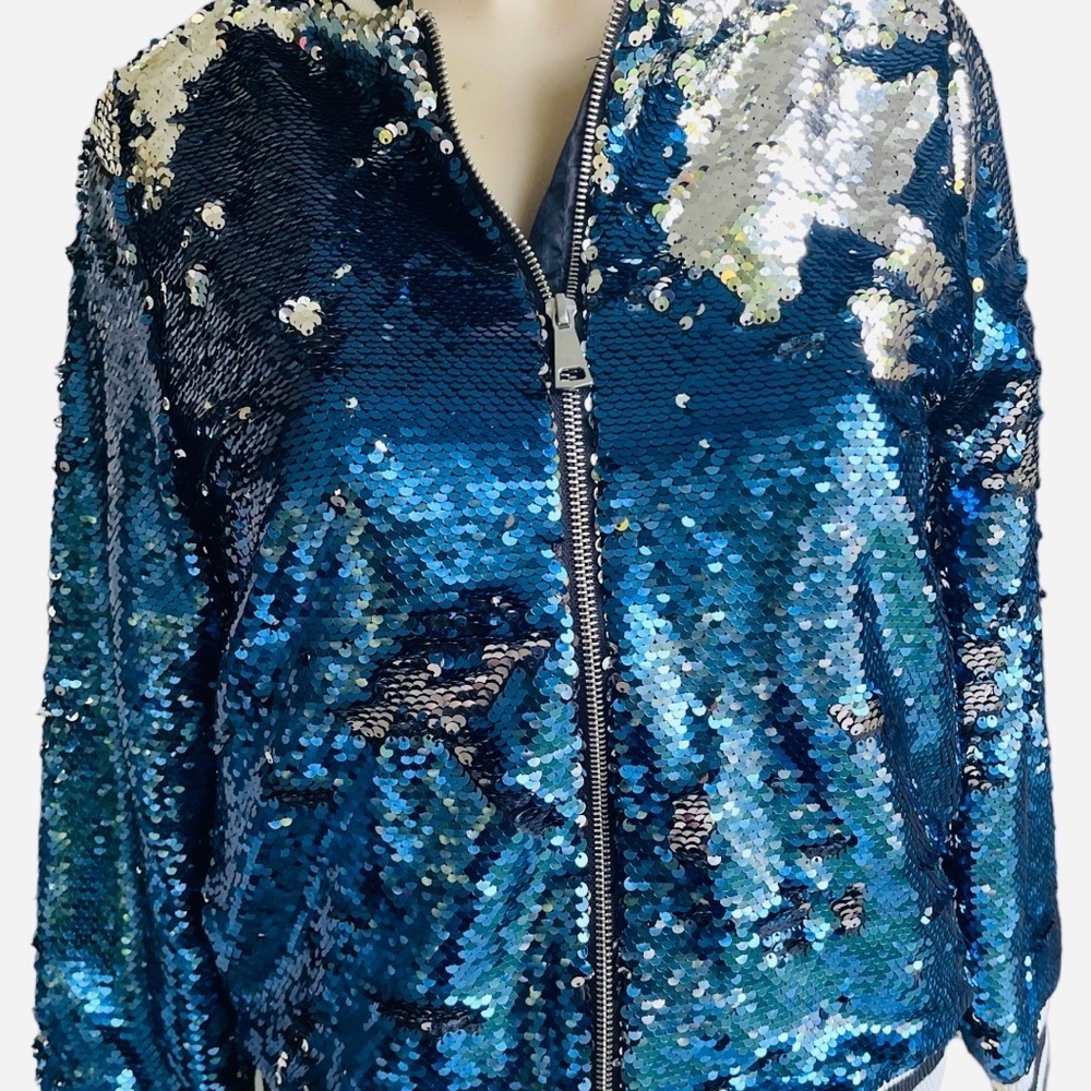 Nickelodeon JoJo’s siwa closet flip sequin bomber jacket